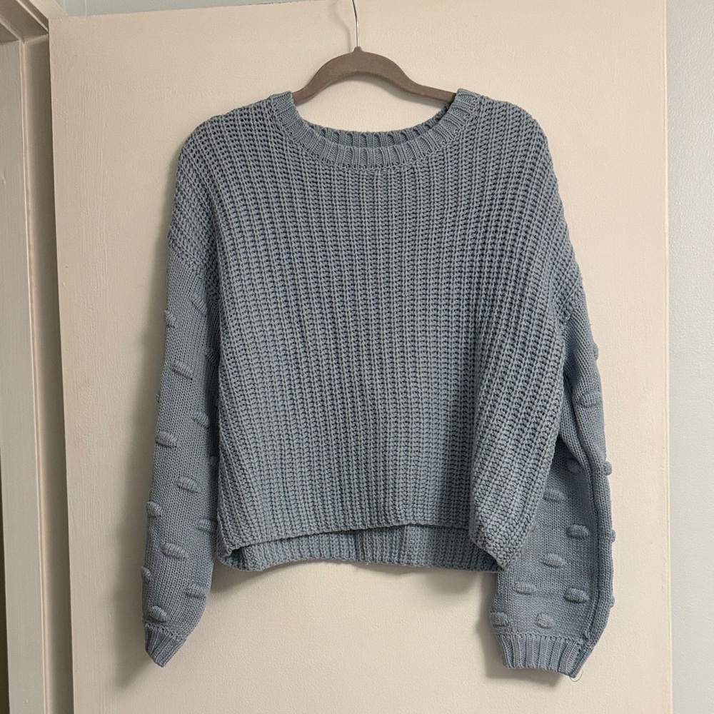 Jessica Simpson blue sweater